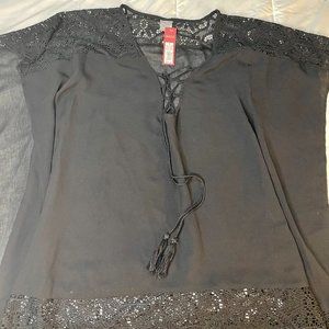 Merona Size Small Black Swimsuit Cover Up